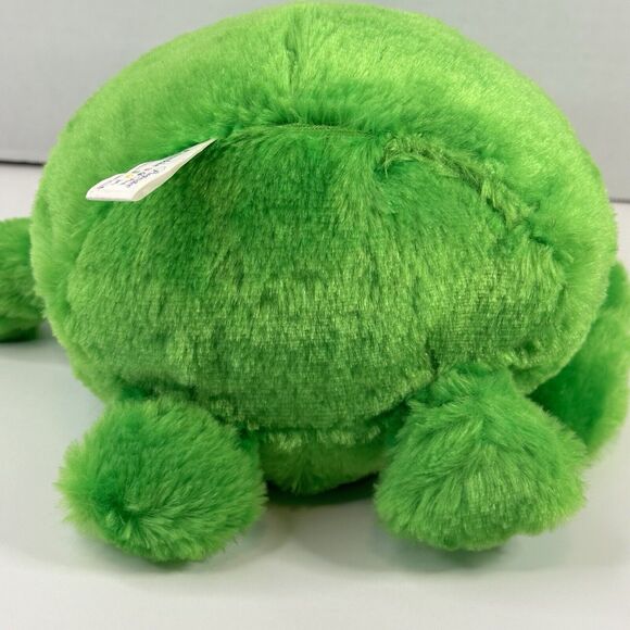 PROGRESSIVE PLUSH Frankie Green Frog 2022 stuffed animal 10" plush Smile CLEAN - Picture 5 of 11